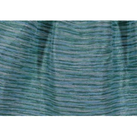 A. Drea Metallic Striped Skater Formal Dress - Picture 4 of 6